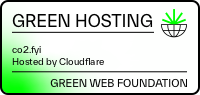 Green hosting badge - verified by thegreenwebfoundation.org